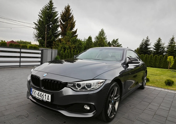 BMW Seria 4 cena 72999 przebieg: 151000, rok produkcji 2015 z Okonek małe 562